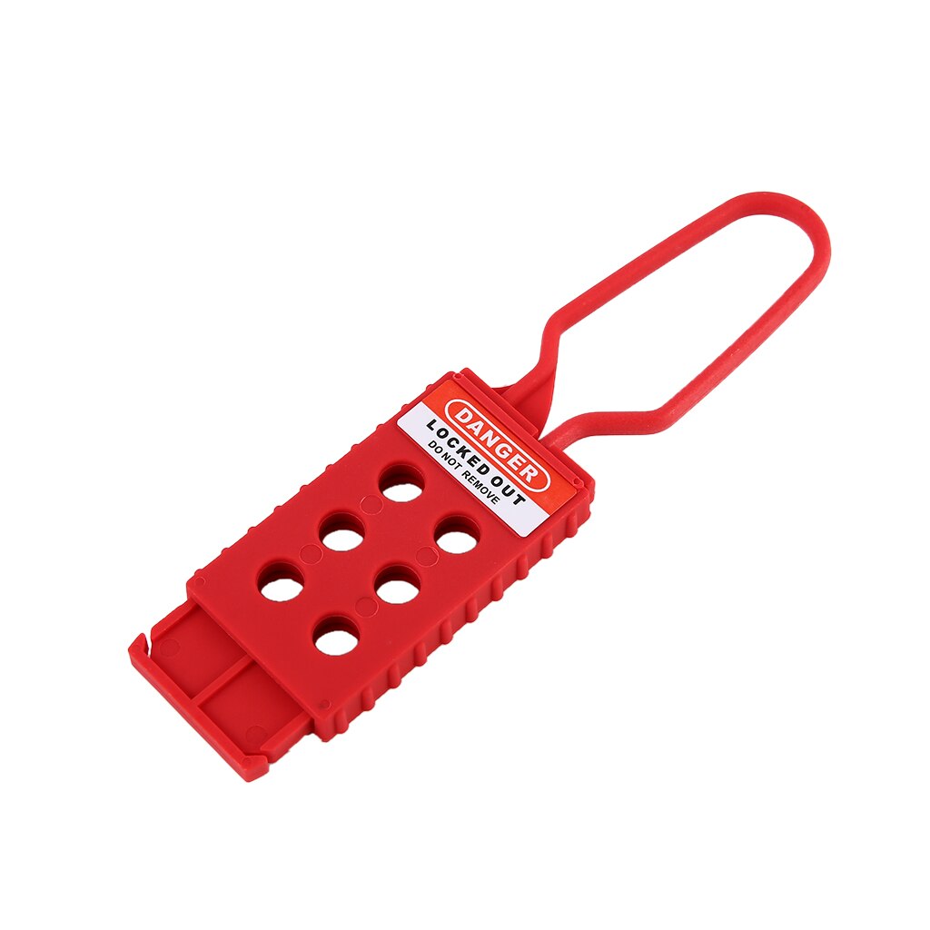 Nylon Safety LOTO Fully Insulated Insulation Lockout Hasp, Up To 6 Devices