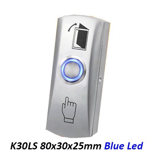 kirsite Meterial LED Door Access Conrol Exit Button Door release: K30LS