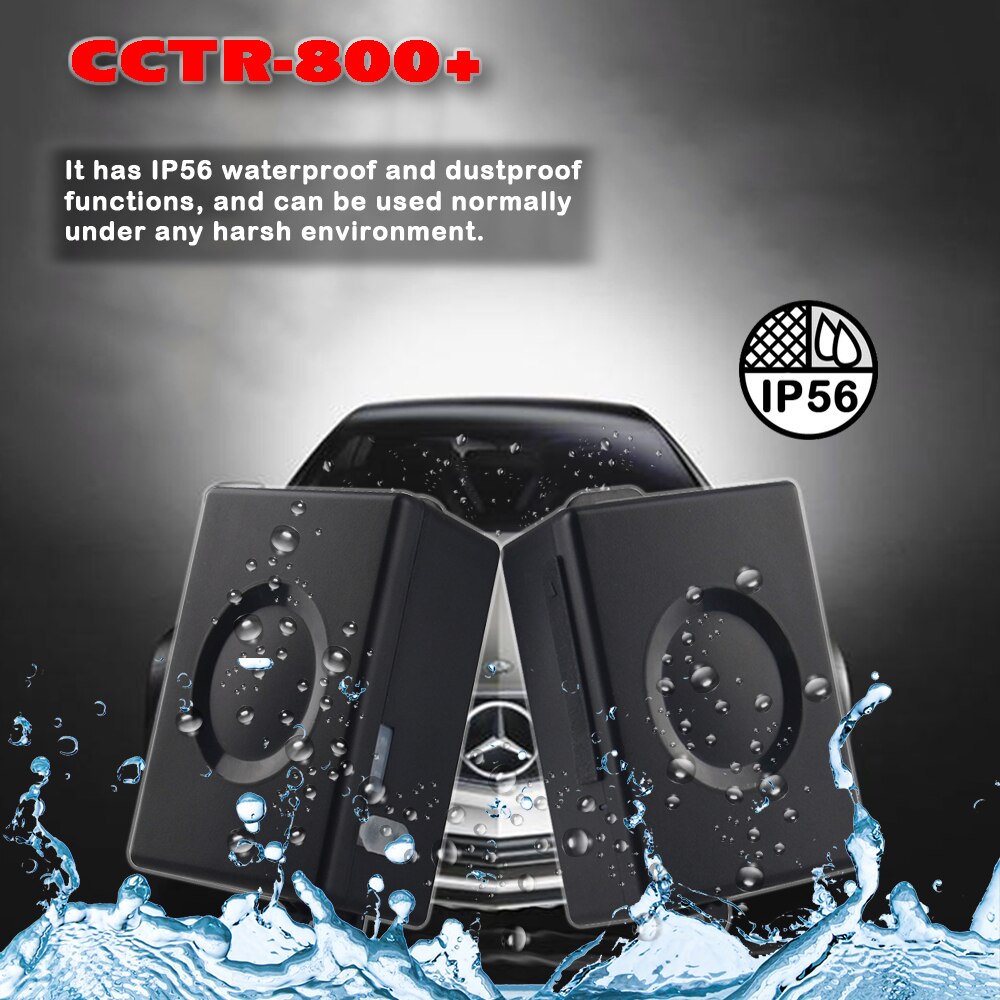 CCTR-800+ Waterproof GPS Car Tracker with Powerful Magnet 6000mAh Battery Low Alarm Notice History Tracking Platform Free Track