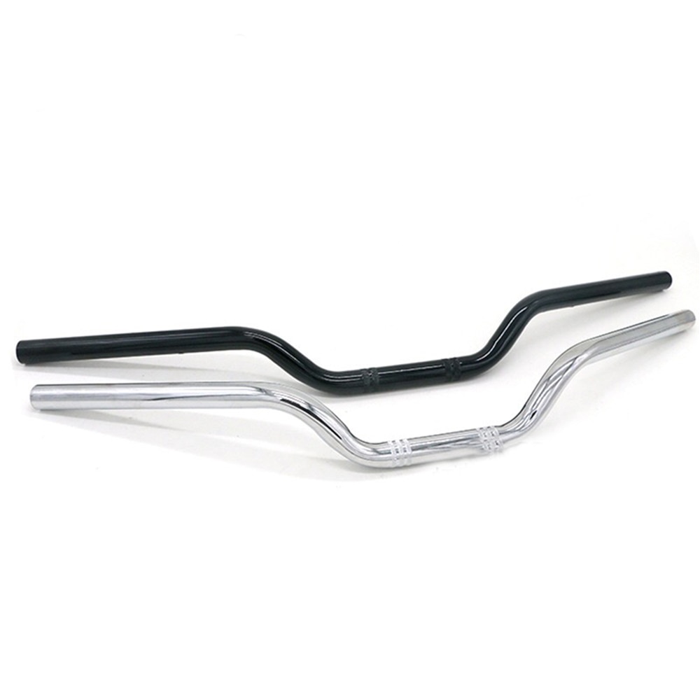 Motorsykkel styre 22mm jern håndtak 7/8 "vintage metall refit styret høy høy retro drag bar cruiser bobber chopper