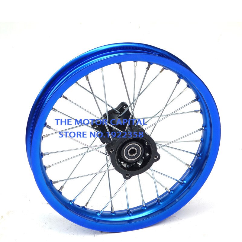 Dirt Bike 12 inch Rear Rims 12mm 1.85x12 for small off road CRF Rear Wheels spare parts Dirt Pit bike wheel