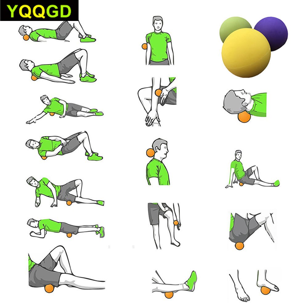 1Pcs Massage Ball-- Silicone Massage Roller Balls for Plantar Fascitis Deep Tissue Foot, Back, Shoulder, Legs, Muscle Therapy