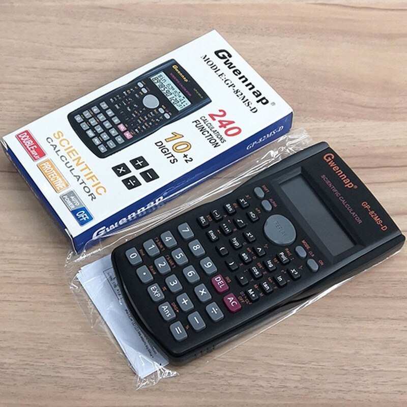 Student Calculator 82MS-D Scientific Calculator Multifunctional Function Calculator Teaching Calculator