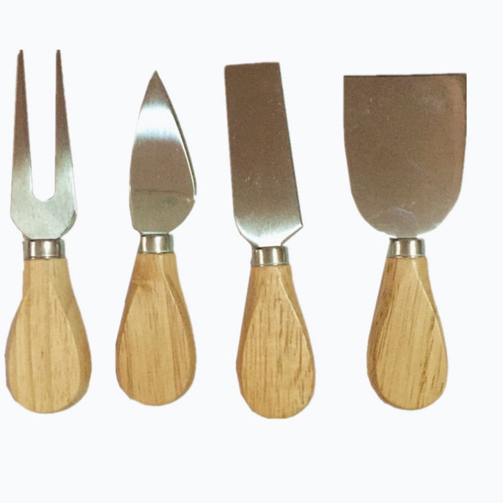 4pcs Cheese Knife Set Stainless Steel Knives/spreader Useful Kitchen Valentine's Day Diy Product: Default Title
