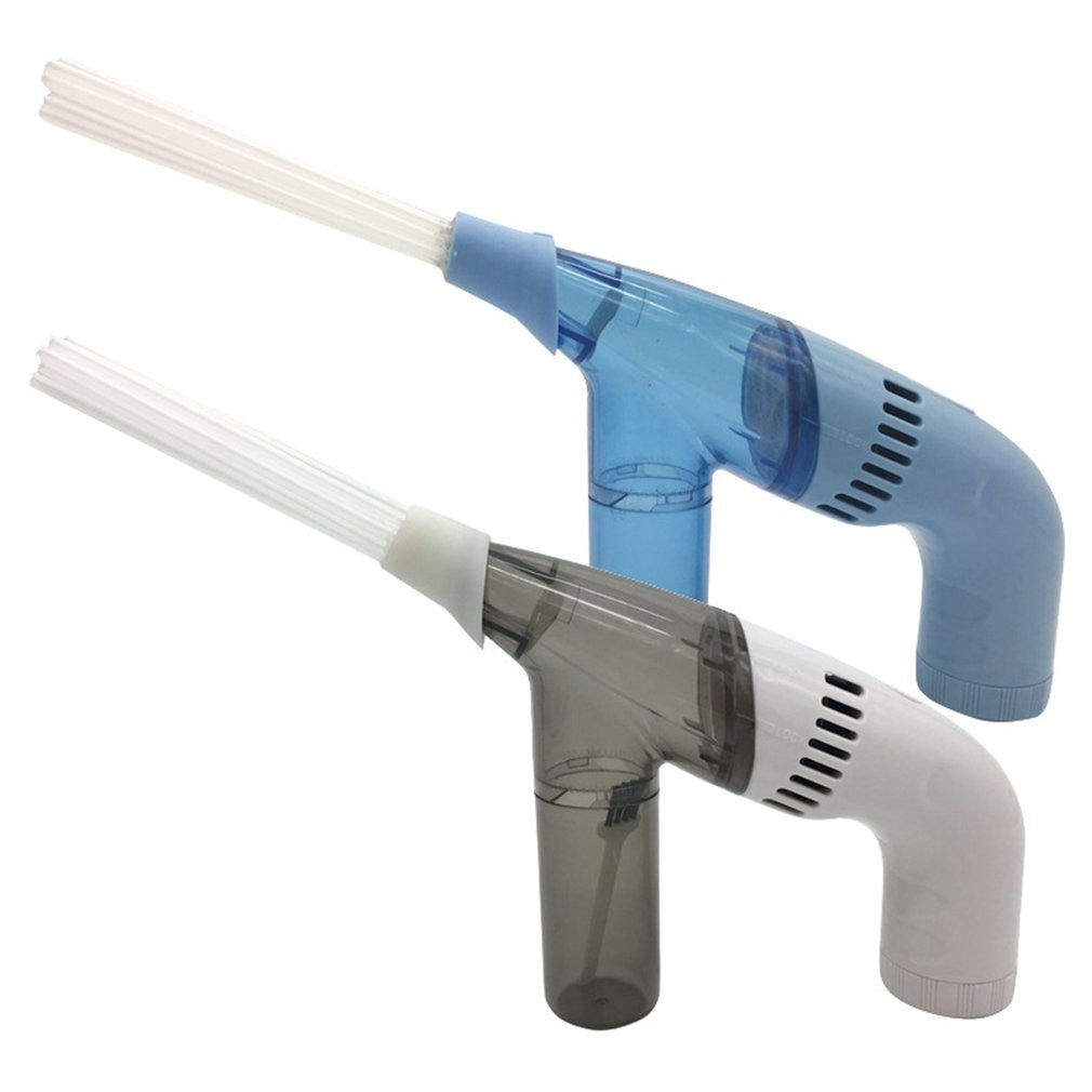 Aspirateur à poussière Portable et sans fil pour voiture nettoyage efficace aspirateur à main gris bleu
