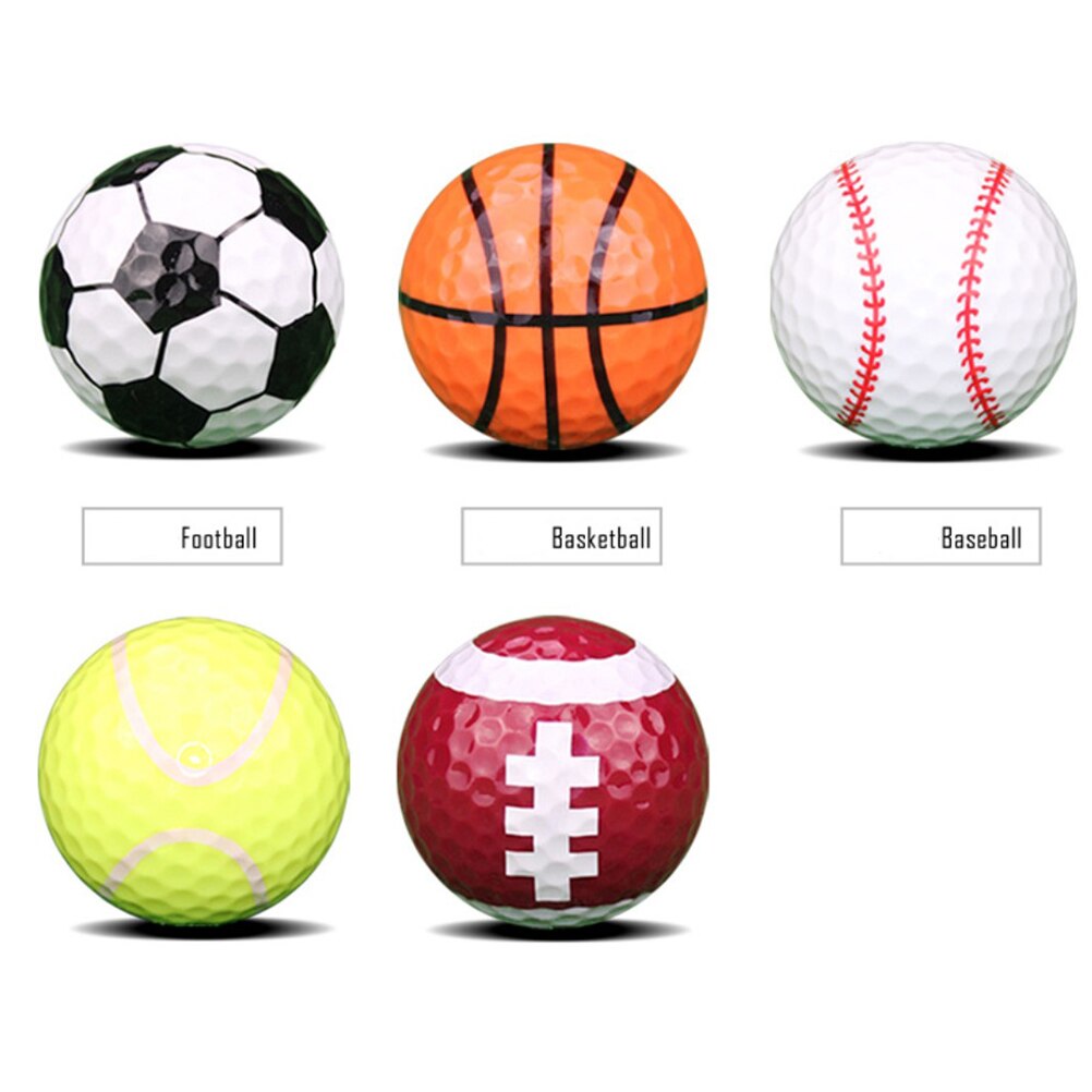 6 stk sportstema golfballtrening sportsballer simu... – Grandado