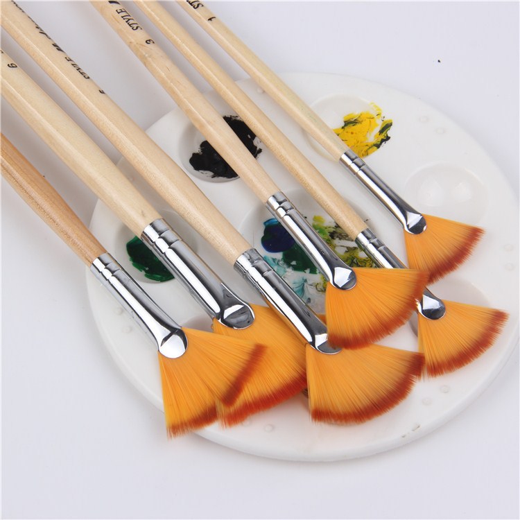 Sector Vorm Direct Fabrikanten Van Nylon Acryl Borstel Acryl Pak Art Sector Levert Speciale Olieverf Pen