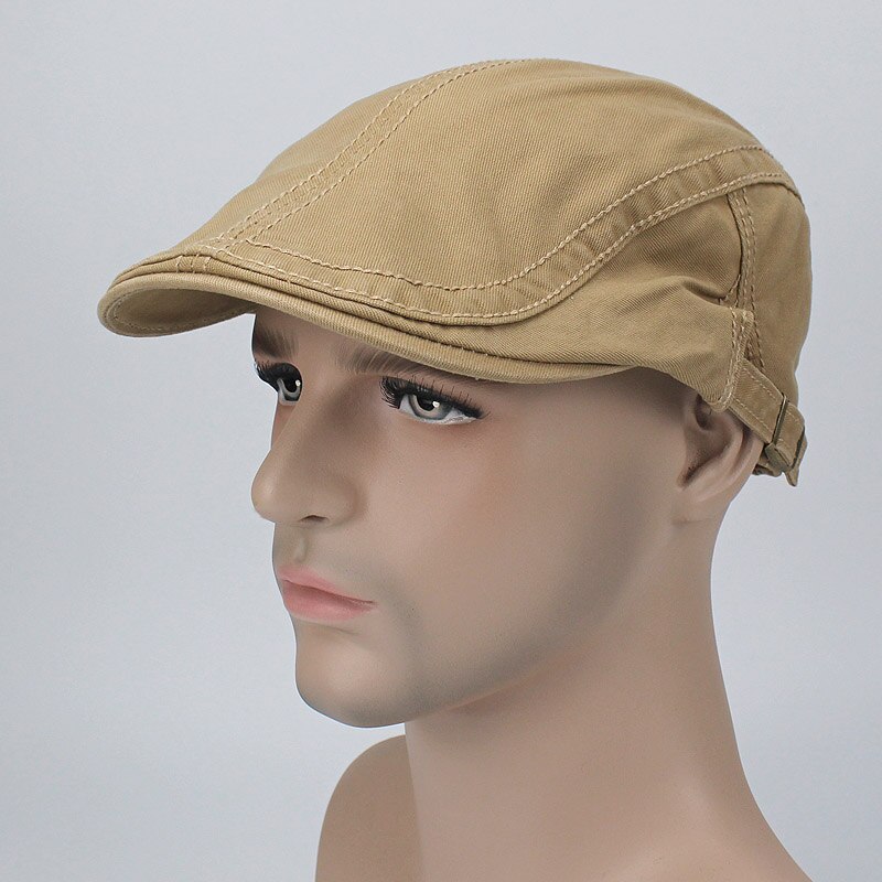 Verstelbare Man Baret Caps Lente Zomer Outdoor Zon Ademend Bone Rand Hoeden Ailor Gorras Patrol Caps Mode Man Hoed Baret: E