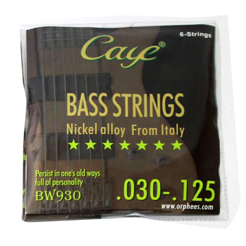 Electric Bass Guitar Strings Hexagonal Steel Core Musical Instrument Accessories: BW930