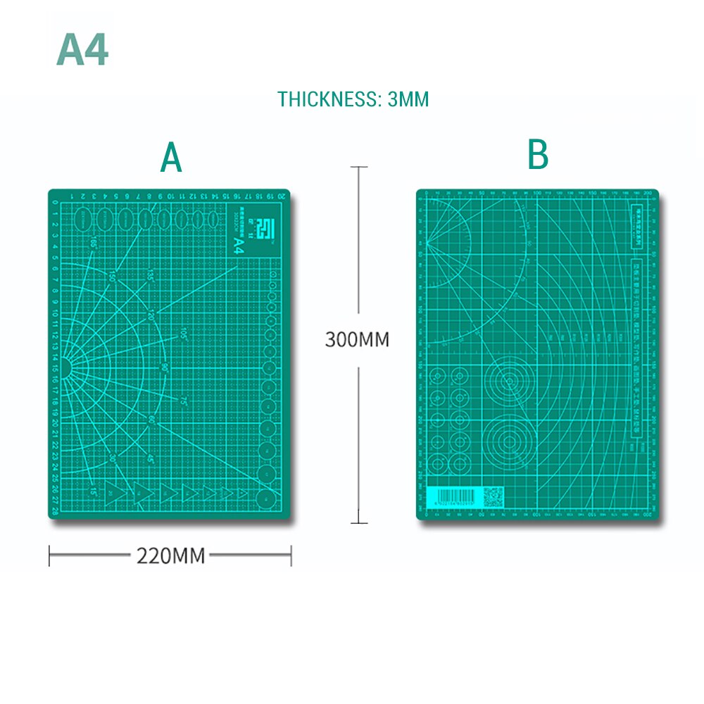 Cutting Mat Cutting Self-Healing Pad Patchwork Cropping Sewing Quilting Craft Work mat Size map