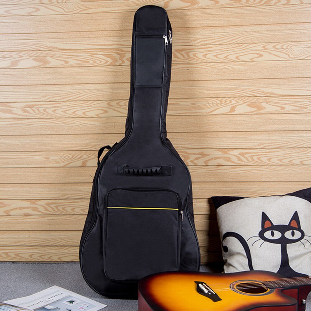 Zakken Oxford Doek Carry Rits Gitaar Tas Waterdichte Case Versterkte Dikker Full Size Padded Beschermende Reizen Zachte Interieur
