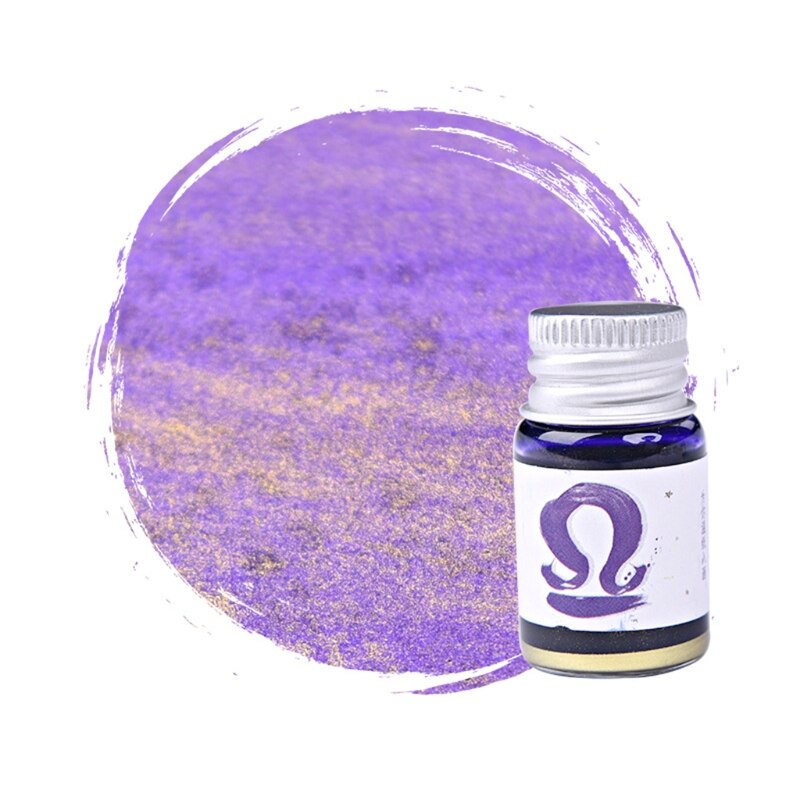 5ml Gold Powder Colorful Fountain Pen Ink Non-carbon Refilling Inks Student Stationery School Office Supplies: 11