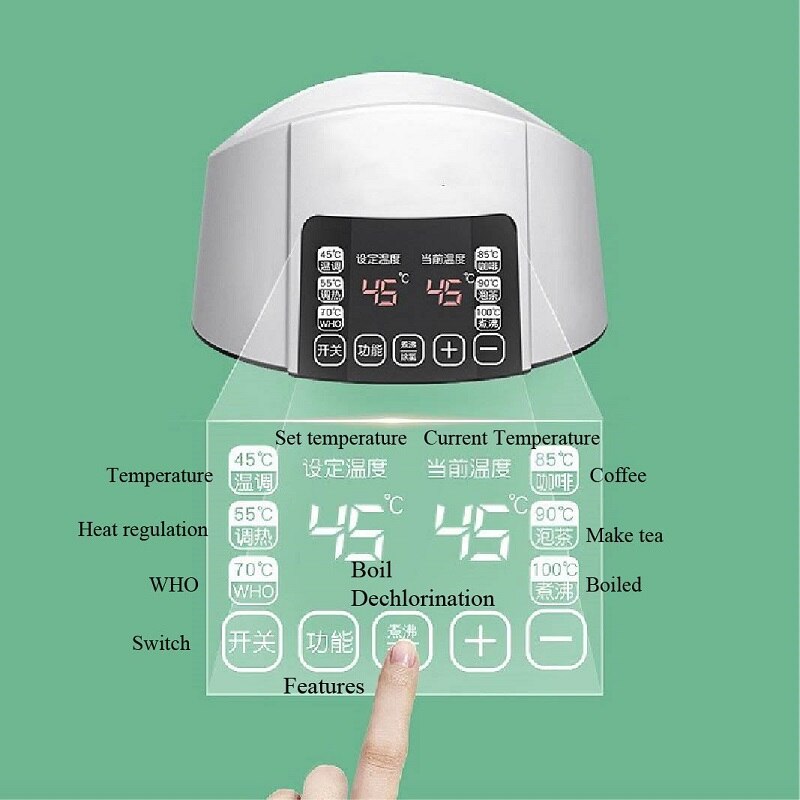 Kleinkind Thermostat Milch Regler Wasserkocher Wasser Clever Isolierung Topf Automatische Milch Wärmer Milch Pulver Thermo Baby Wasserkocher
