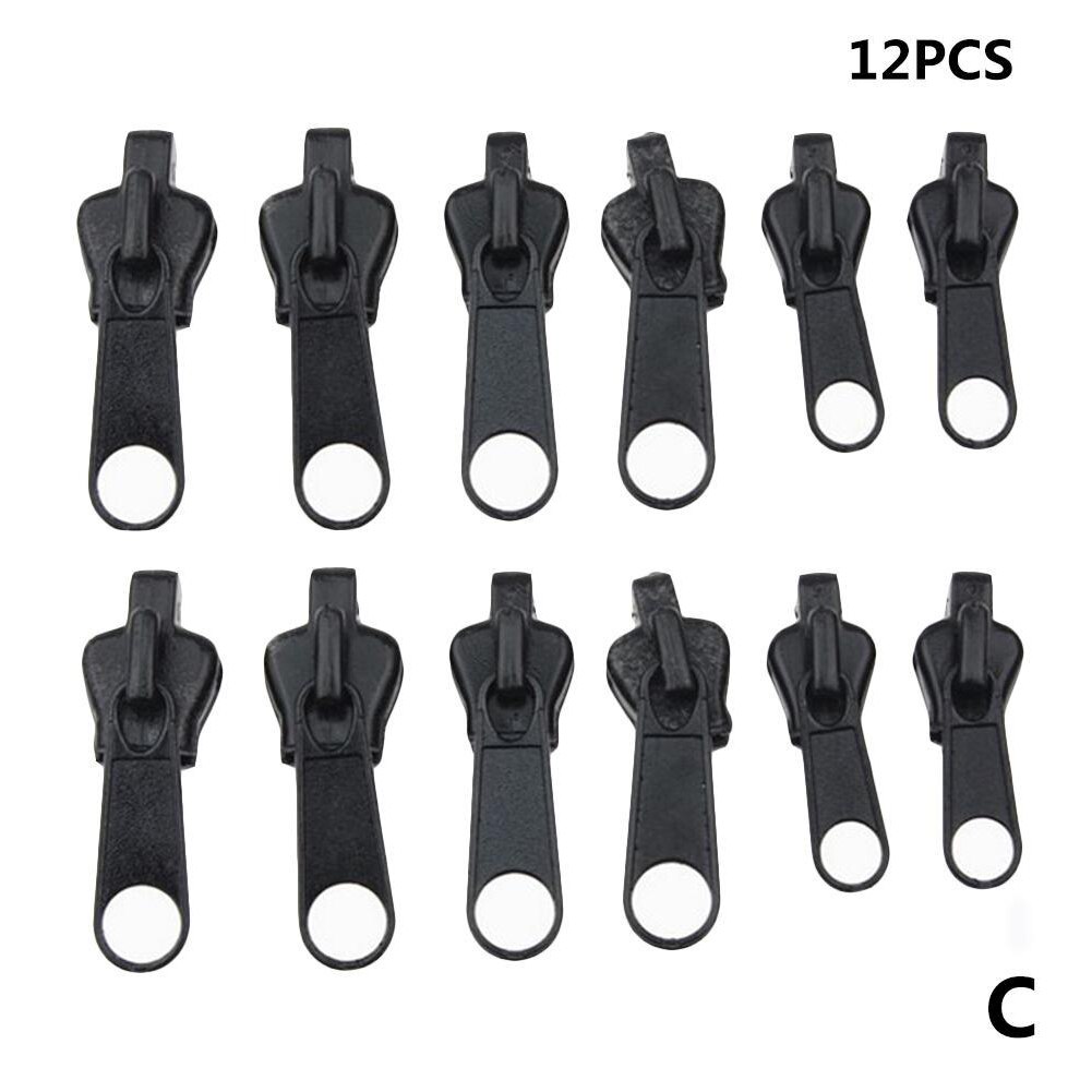 6/12Pcs Universal Instant Fix Rits Reparatie Kits Vervanging Zip Slider Tanden Rescue Ritsen Naaien kleden Rits