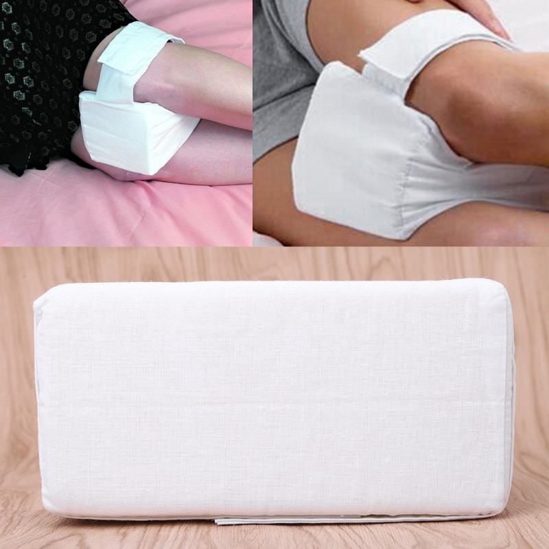 Foam Knee Leg Pillow with Adjustable Removable Strap Ear Plug For Sleeping
