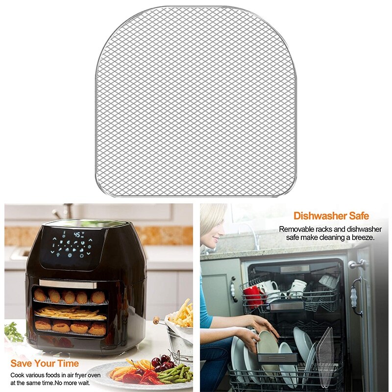 Replacement Accessories Dehydrator Racks Air Flow Racks for 6Qt Chefman, Caynel and Power Air Fryer Oven