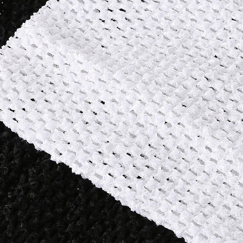 Bustier tubulaire pour fille enfant tutu robe crochet matériel 12 "noir blanc