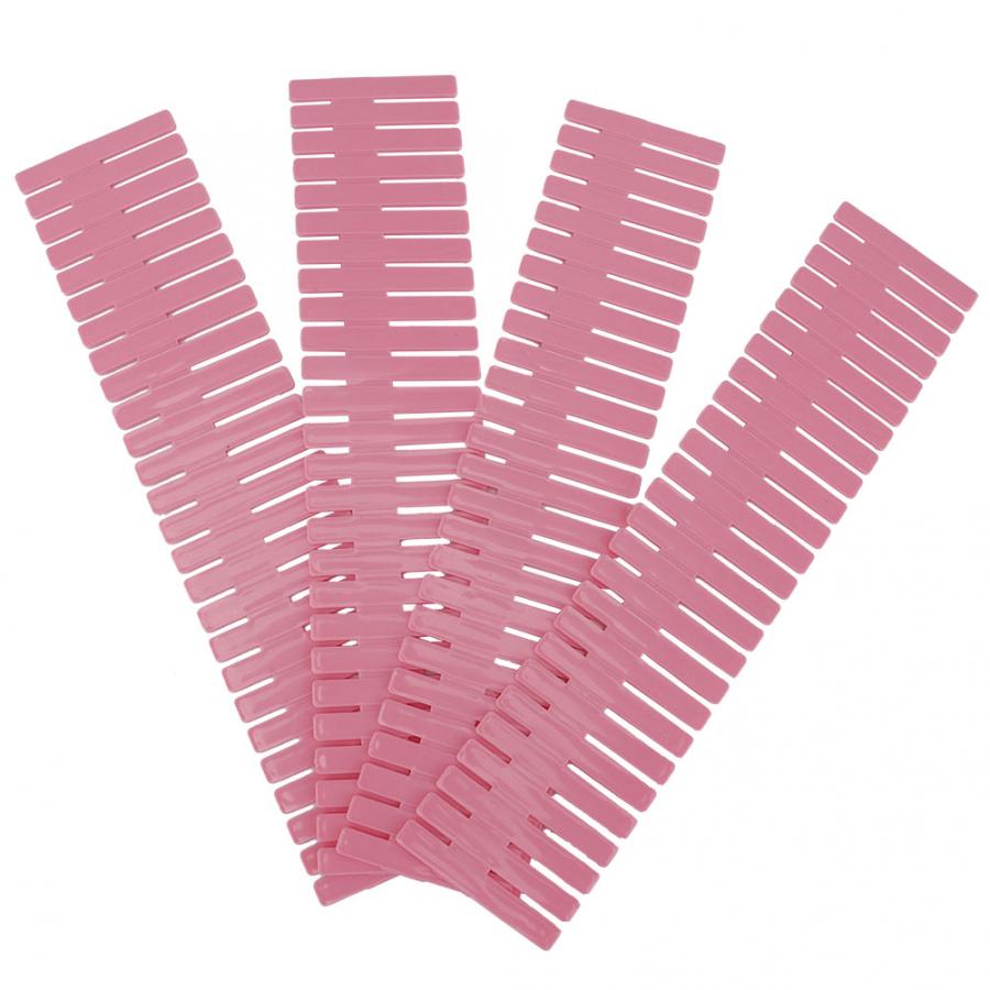 Acryl organizer opbergdoos 4 stuks diy plastic lade organizer verstelbare ladeverdelers scheidingswanden acryl doos afstandsbediening