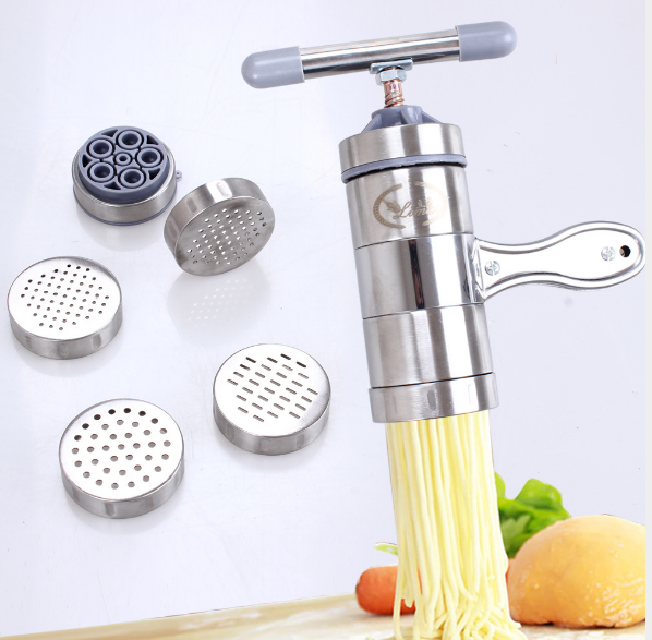 Manuelle edelstahl drücken maschine Kurbel Cutter saft maschine Kochgeschirr, der Spaghetti werkzeuge WY411