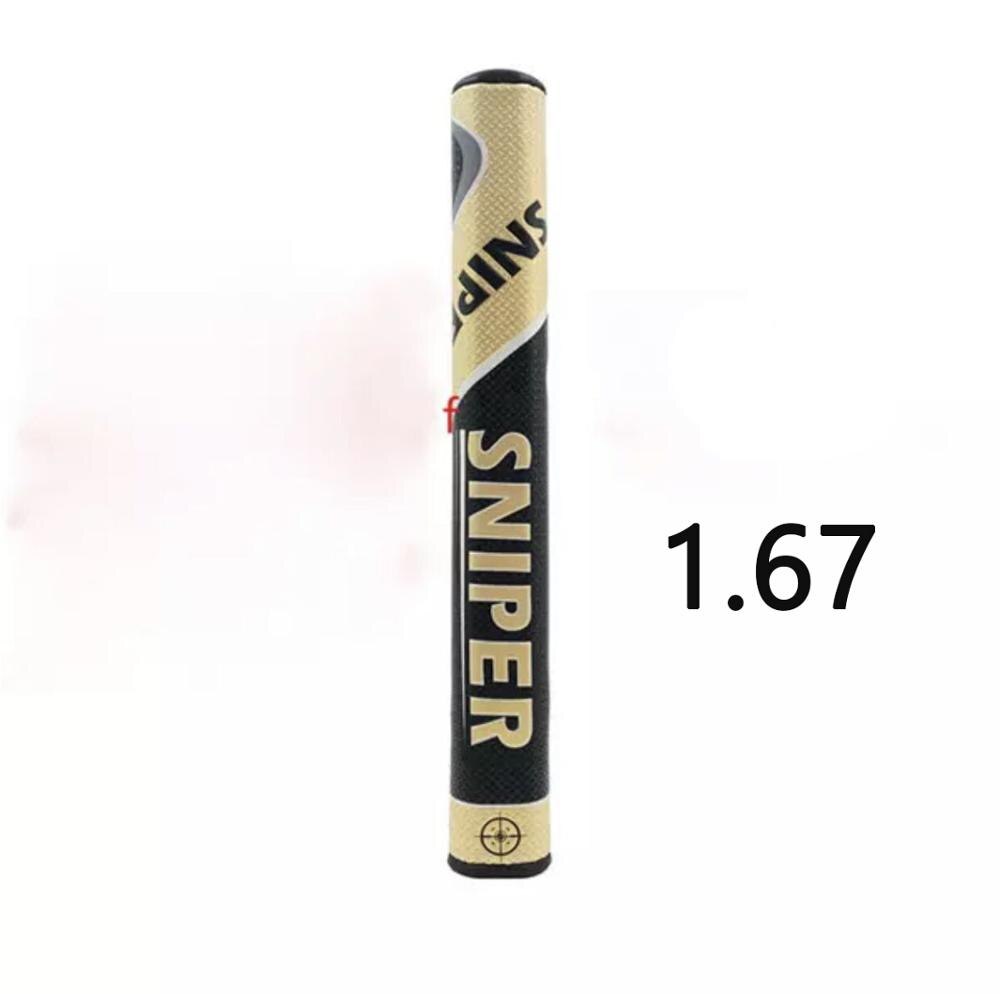 Golf Putter Griffe 1 teile/los 1.3/1,67 Zoll Golf Clubs PU Hight Grip 5 Colos: golden 1.67