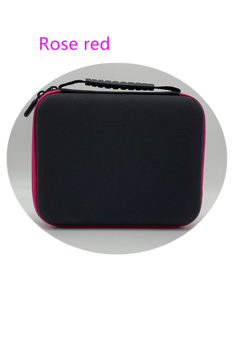 Suitable for doterra essential oil Eva bag storage bag 30 grid 15ml multifunctional travel storage box Ship in two days: Pink No net bag