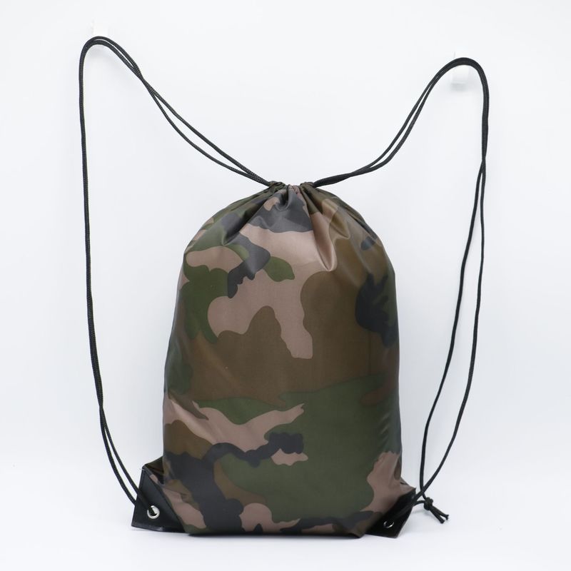 Camouflage Backpack Drawstring Gym Bag Travel Sport Outdoor Bag Lightweight Camping Hiking Outdoor Bags