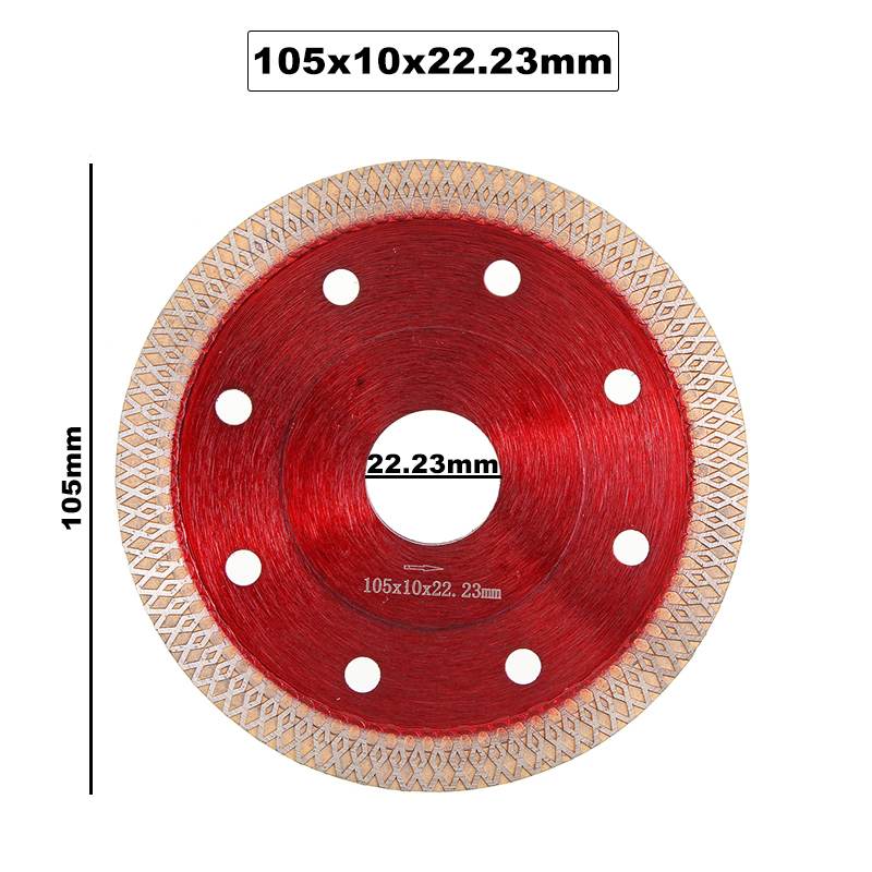 105/115/125mm Diamond Saws Blade Pressed Sintered Mesh Turbo Cutting Disc For Ceramic Granite Marble Tile