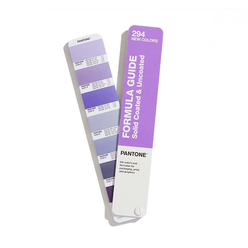 Pantone farvekort international standard tilføjet 294 farve c kort u kort  gp1601a- supl
