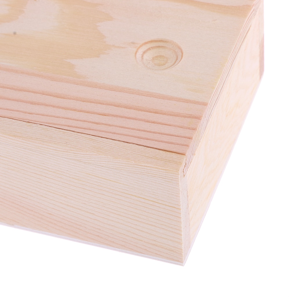 Natuurhouten opbergkist voor flessen etherische olie handgemaakte zeep