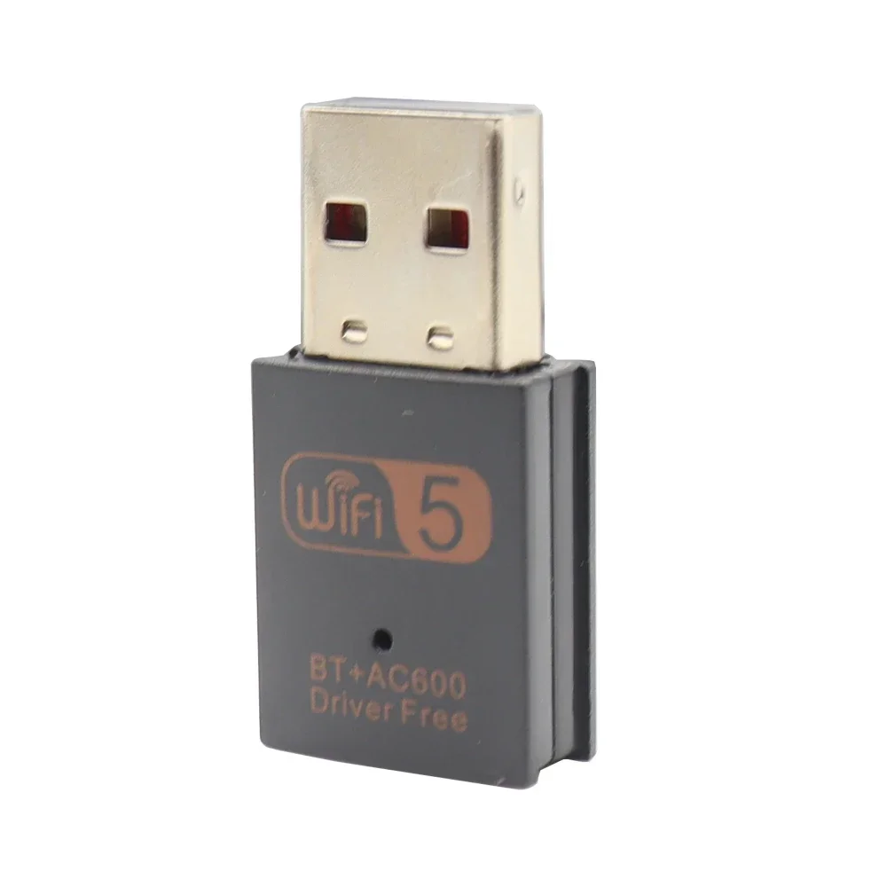 600Mbps USB WiFi Dual Band 2.4/5.8Ghz Wireless External Receiver Bluetooth Adapter Mini WiFi Dongle RTL8821CU for PC/Laptop: WHITE