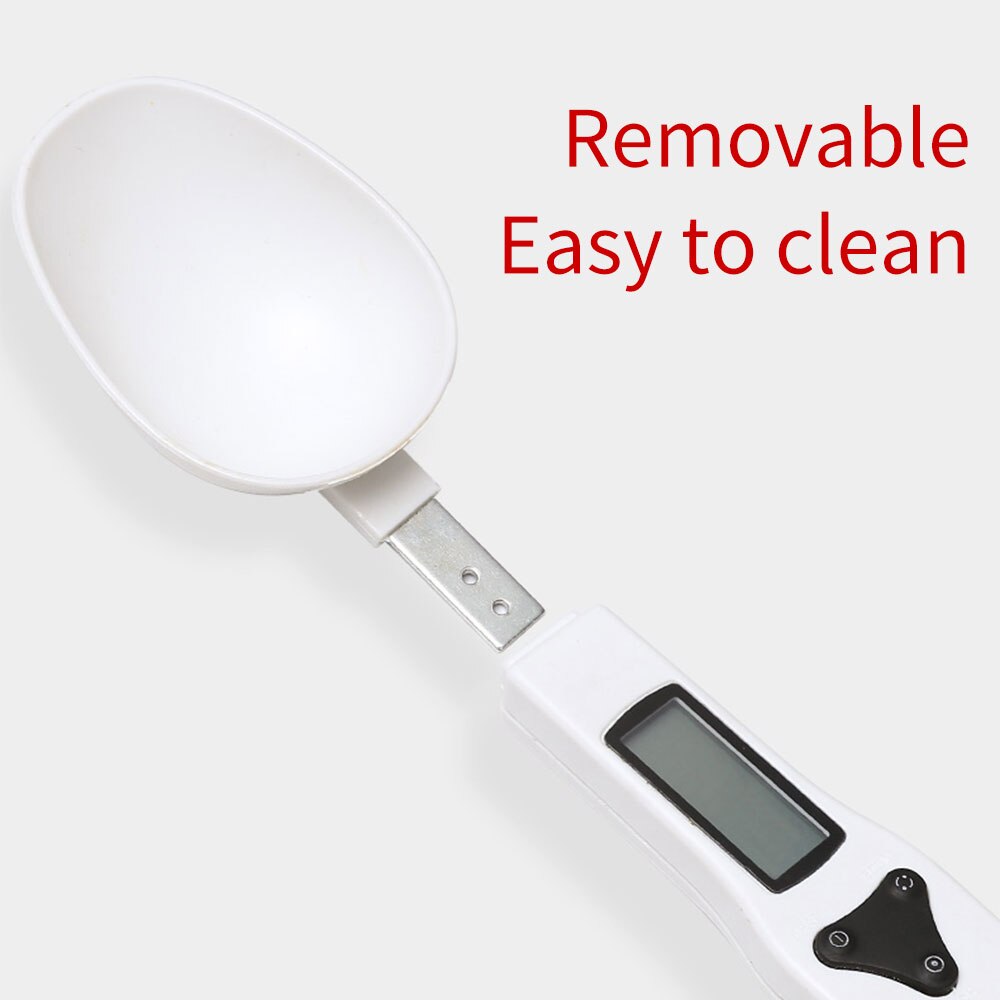 Cuchara medidora Digital con pantalla LCD, 500g/0,1g, cuchara Digital electrónica, minibáscula de cocina, suministros para hornear