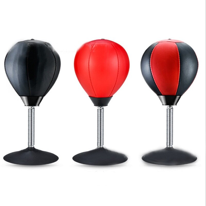 Balle de boxe en PU pour bureau, anti-Stress, vitesse de combat, réflexe, entraînement, Punch Ball Muay Thai MMA, équipement de sport
