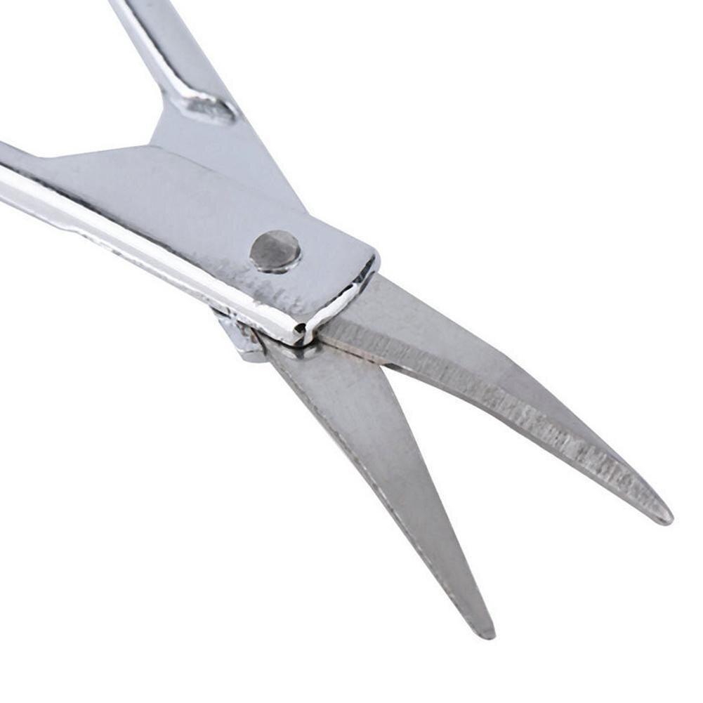 Steel Curved Pedicure Scissors Nail Cuticle Dead Scissors Eyebrow Tool Remover Nipper Skin Makeup Nail Beauty Y9J7