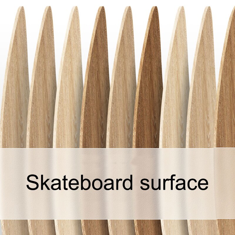 8 Layer DIY Skateboard Deck Maples Blanks Double Concave Surface with For Teen Adults BV789
