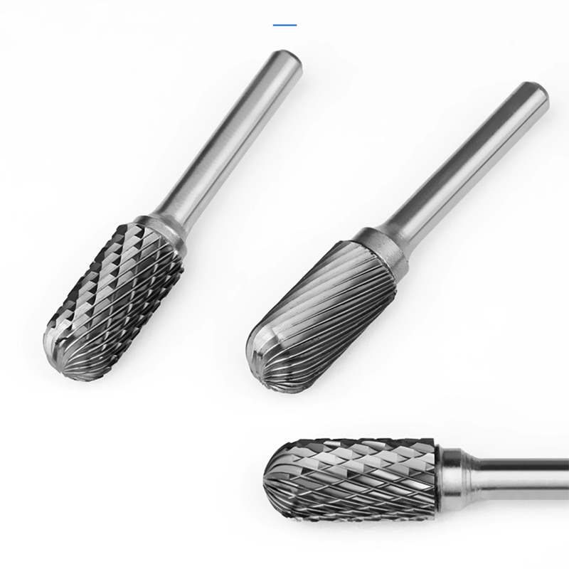 Carbide abrasive rotary file C(CX) type 6mm shank diameter tungsten steel metal milling cutter hand tool parts milling aluminum