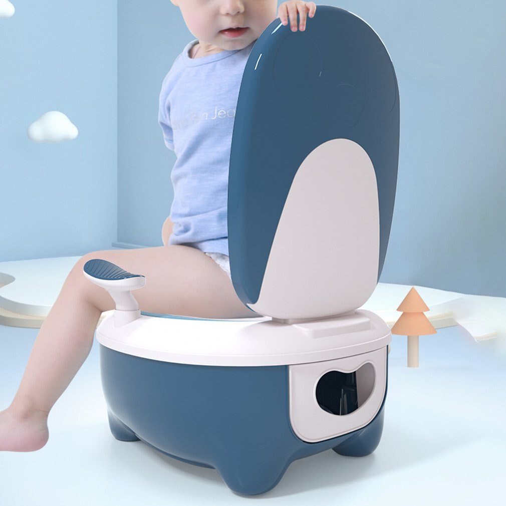 Toilet for Kids Portable Baby Pot Kids Potty Training Infant Cartoon Bedpan Comfortable Backrest Toilet Bowl Pots toilet seat