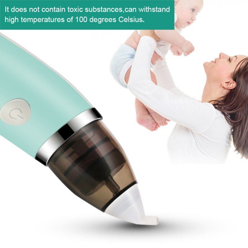 Nasal Aspirator Electric Nose Cleaner Safe Hygienic Nose Snot Cleaner
