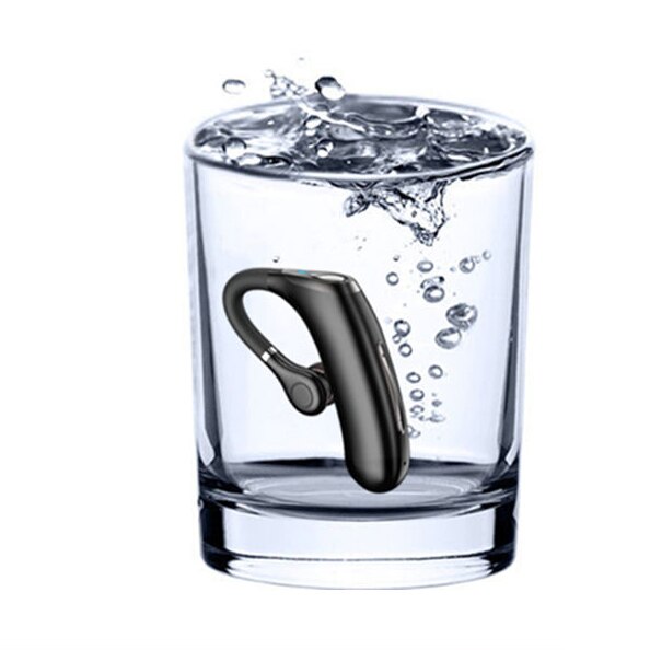 Draadloze oordopjes  m50 slimme bluetooth oordopjes oorhaak lange standby sport oordopjes handsfree volumeregeling: Zwarte geavanceerde