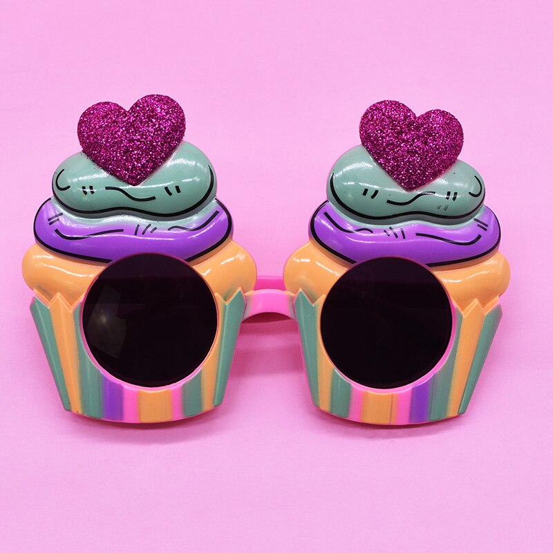 Verjaardagsfeestje Bril Grappig Zonnebloem Kaars Cake Zonnebril Voor Gelukkige Verjaardag Gunsten Photo Booth Props Decoratie Kids 8: B07