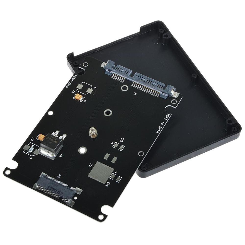 Tarjeta adaptadora M.2 (SATA) b-key SSD a SATA3 de 2,5 pulgadas, carcasa gruesa de 7mm, adaptador M.2 SATA SSD para ordenador de escritorio/Notebook