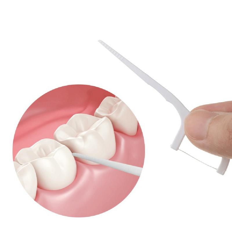 50/40/20 stk tandtråd interdental børste rene tænder stick tandstikker tandtråd mundhygiejne tand mundpleje