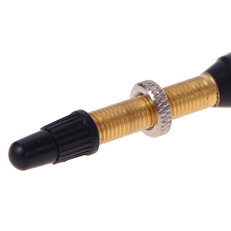 1pcs Bicycle Tubeless Tire Valve 48/60mm Alloy Stem Brass Core For Mountain Road Bike