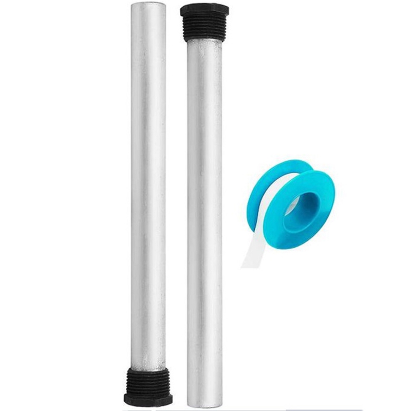 2 Pack Rv Heater Anode Rod Rv Water Tank Anode Rod for Suburban for Morflo - 9.25 &amp; 3/4 inch Thread: Burgundy