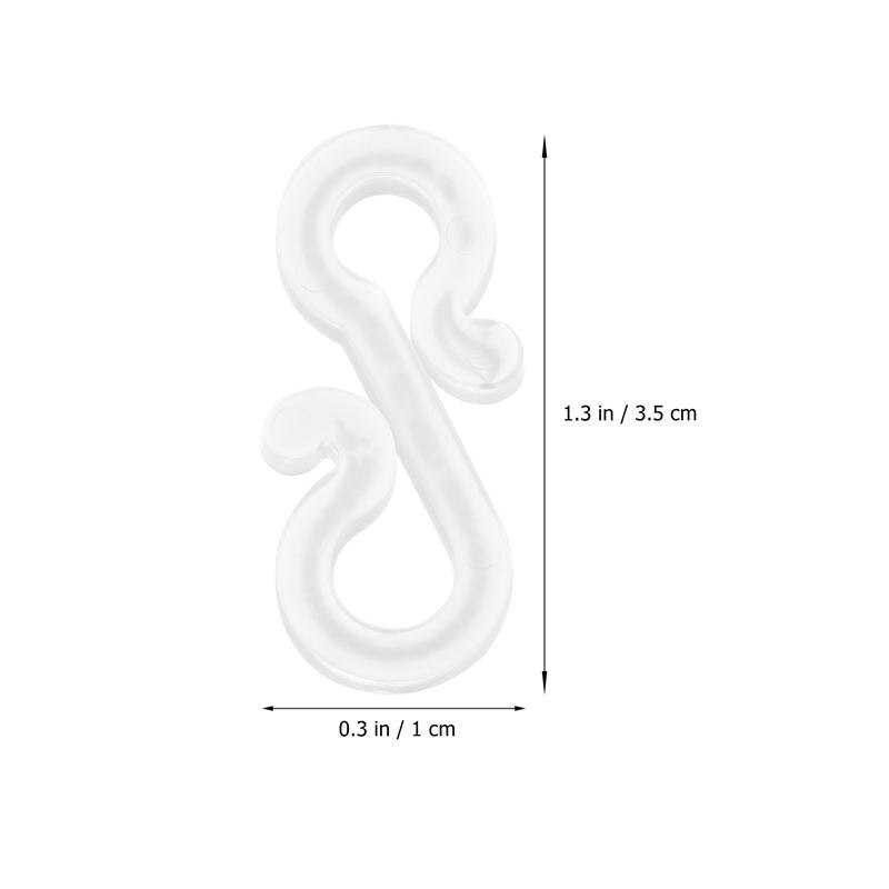 48 Stuks S Kerst Hange Plastic Decoratieve Outdoor Wit Gutter Haken Voor Fairy String Touw Kerst Gutter Haken Clips