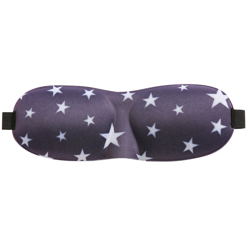 1pc 3D Eye Shade Sleeping Mask Cover Natural Silk Blindfold For Sleep Assist and Eye Relaxation Home Hotel Plane: 07
