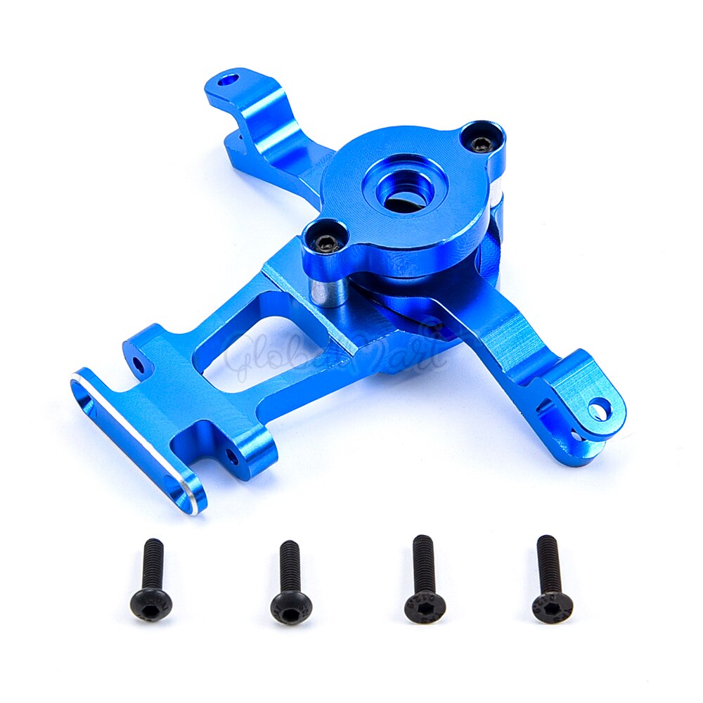 #5344 Aluminium Lenkung Arm Montage Glocke Kurbel einstellen Für RC Auto Teile TRAXXAS 1/10 1:10 E-Revo 2,0 2,5 3,3 Jägerin Profi 4X4 Gipfel: Blau