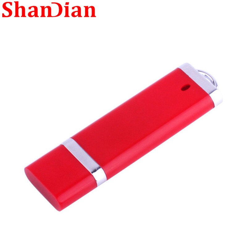 SHANDIAN 4 Colore più chiaro a forma di pen drive 4GB 32GB 16GB 64GB Flash Drive USB Thumb drive bastone di memoria Pen drive 64GB Regalo