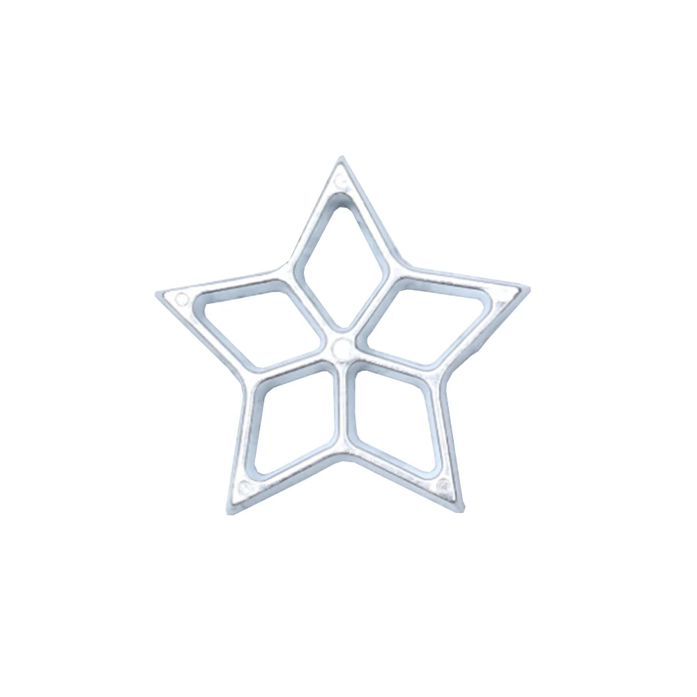 Aluminum Classic Rosette Iron Maker Waffle Timbale Molds Funnel Cake Ring Maker Cookie Bake Mold Bunuelos Mold Kitchen Gadgets: SKY BLUE