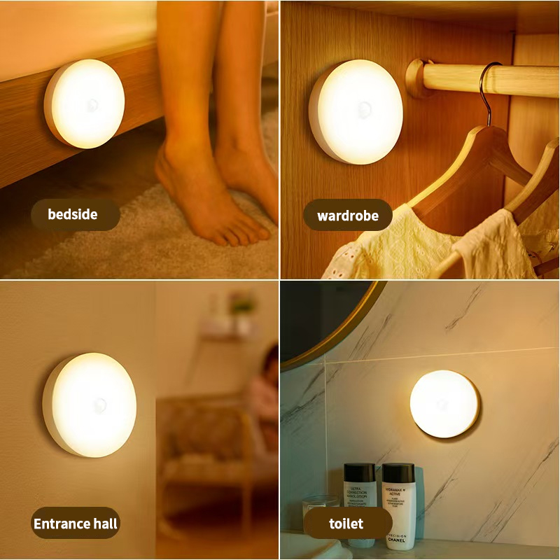 Emergency automatic lighting USB charging LED intelligent human body sensor night light