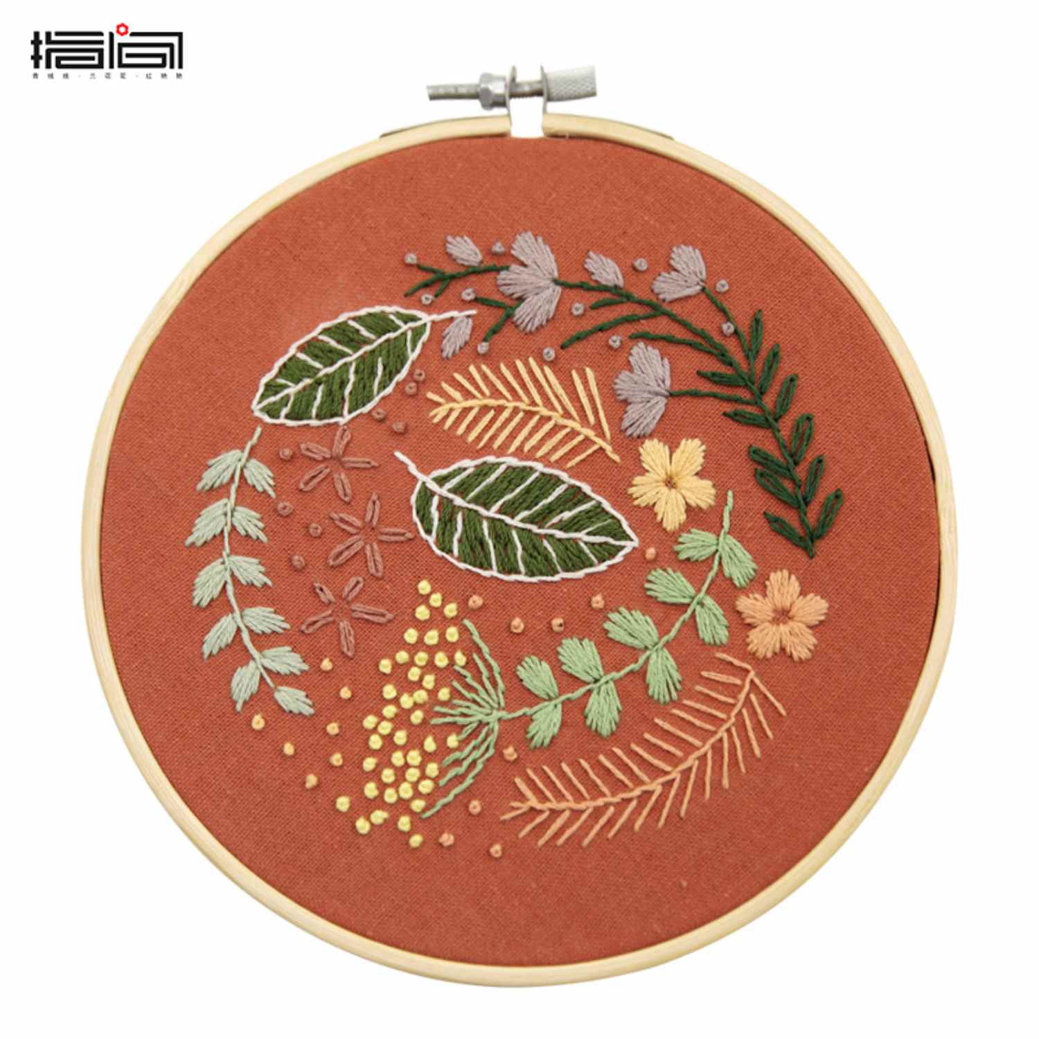 Conjunto de cintas de bordado de flores de estilo europeo, manualidades de punto de cruz para principiantes, adorno de bordado cosido a mano para el hogar